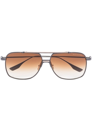Dita Eyewear Alkamx pilot-frame sunglasses - Grey