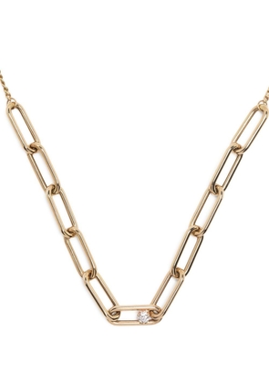 Zoë Chicco 14kt yellow gold mix-chain diamond necklace