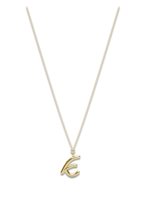 THE ALKEMISTRY 18kt yellow gold Love Letter K necklace