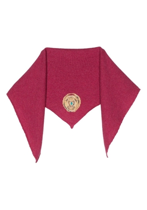 Barrie x Goossens Gemini zodiac motif scarf - Pink