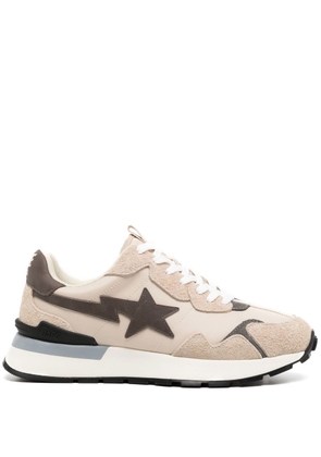 A BATHING APE® lightning star patch low-top sneakers - Neutrals
