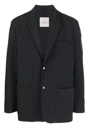 Moncler logo-embellished single-breasted blazer - Black