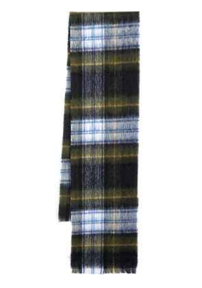 Mackintosh Gordon Dress check-pattern scarf - Yellow