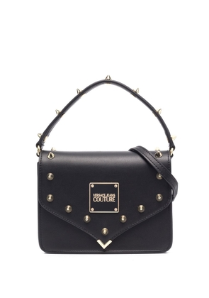 Versace Jeans Couture spike-studs foldover tote bag - Black