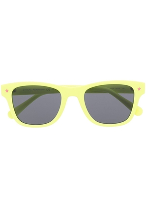 Chiara Ferragni logo-plaque square-frame sunglasses - Yellow