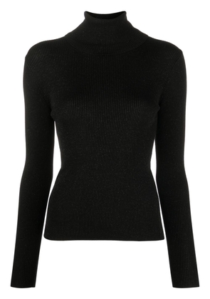 P.A.R.O.S.H. roll-neck ribbed-knit jumper - Black