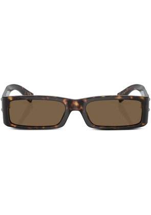 Dolce & Gabbana Eyewear tortoiseshell-effect tinted sunglasses - Green