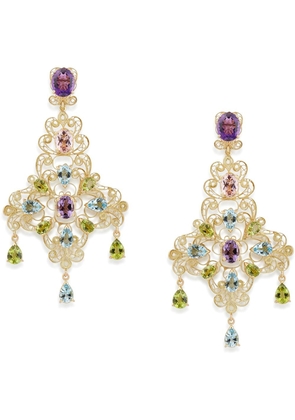 Dolce & Gabbana 18kt yellow gold stone drop earrings
