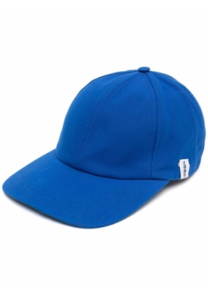 Mackintosh waxed cotton cap - Blue