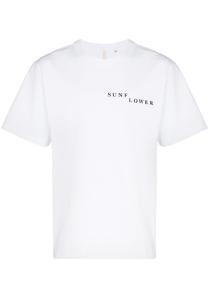 Sunflower broken logo print T-shirt - White
