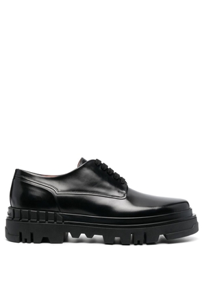 Santoni lug-sole Derby shoes - Black