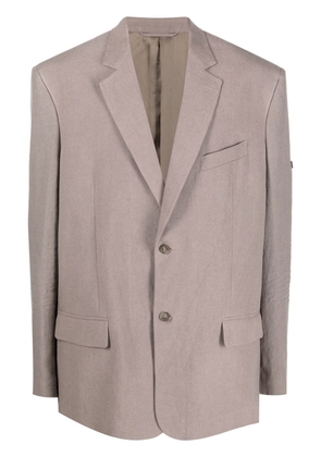 Balenciaga oversize single-breasted blazer - Grey