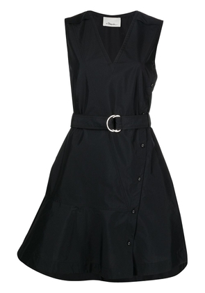 3.1 Phillip Lim cotton poplin A-line dress - Black