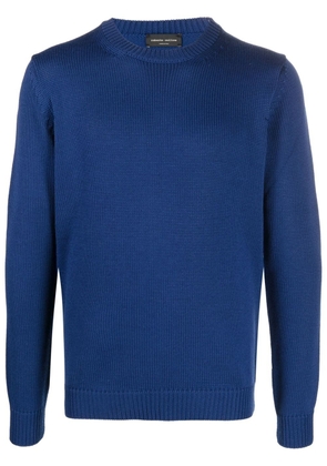 Roberto Collina fine-knit merino wool jumper - Blue