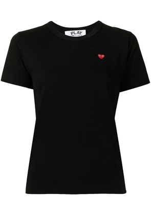 Comme Des Garçons Play logo-print cotton T-shirt - Black