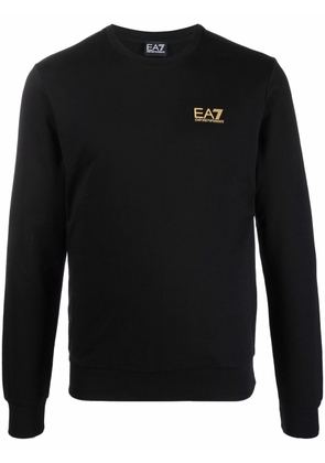 Ea7 Emporio Armani logo-print sweatshirt - Black