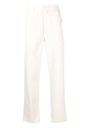 Palmes Broom straight-leg trousers - White