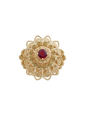 Dolce & Gabbana 18kt yellow gold Pizzo rhodolite garnet ring