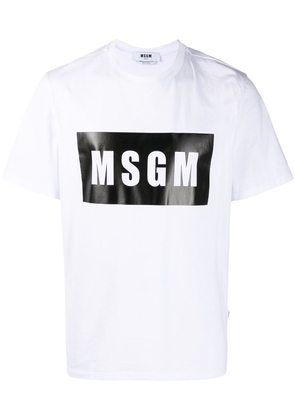 MSGM logo-print T-shirt - White