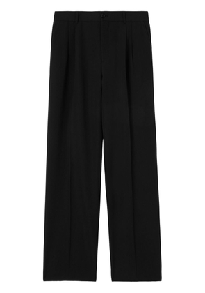Burberry wide-leg pleated trousers - Black
