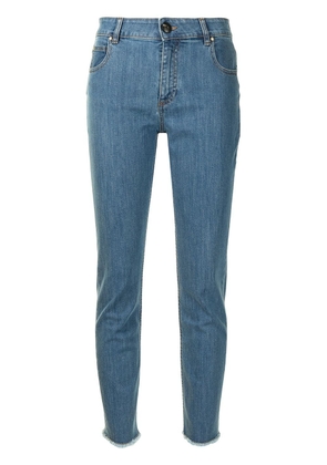 Lorena Antoniazzi slim fit cropped jeans - Blue