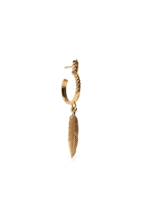 Emanuele Bicocchi feather drop earring - Gold