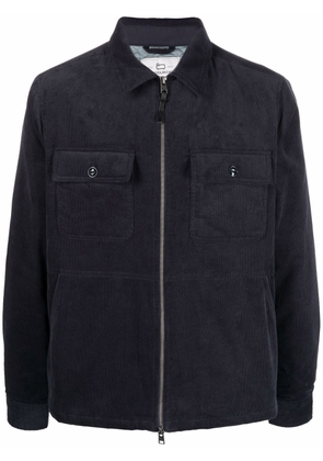 Woolrich Stag corduroy padded shirt jacket - Blue