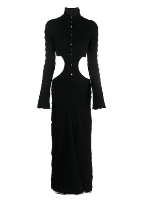 AMBUSH cut-out knitted dress - Black