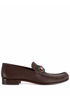 Gucci slip-on Horsebit loafers - Brown