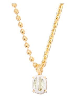 SWEETLIMEJUICE crystal-embellished charm necklace - Gold