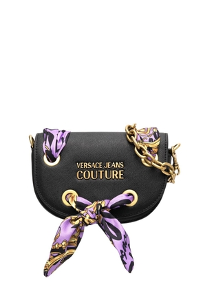 Versace Jeans Couture logo-plaque crossbody bag - Black