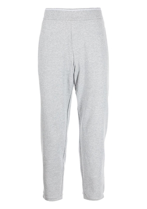 Armani Exchange slim-fit cotton track pants - Grey