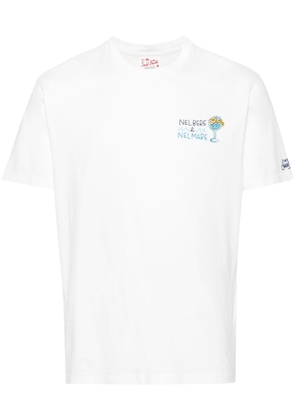MC2 Saint Barth x Insulti Luminosi slogan-embroidered T-shirt - White
