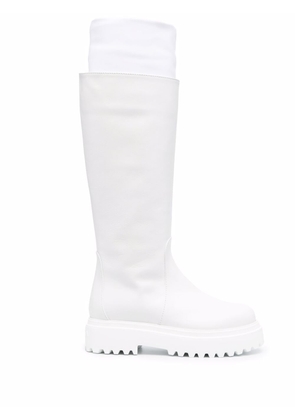 Le Silla Ranger knee-high boots - White