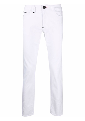 Philipp Plein slim-cut denim jeans - White