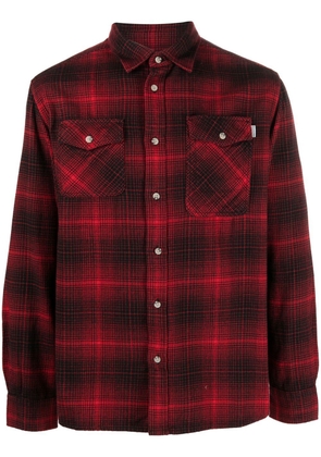 Woolrich check-pattern button-up shirt - Red