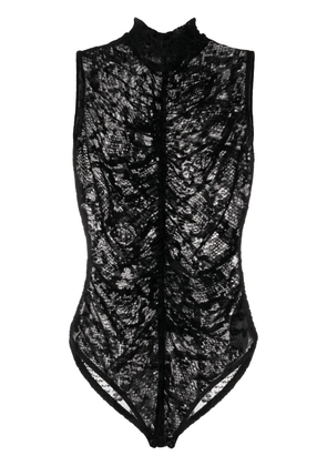 Philipp Plein jacquard knit body - Black
