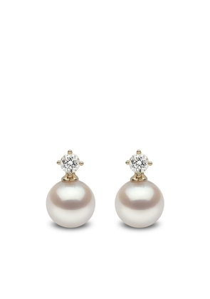 Yoko London 18kt yellow gold Classic pearl earrings