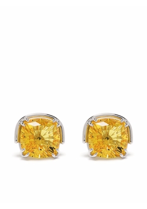 Swarovski Harmonia crystal stud earrings - Yellow