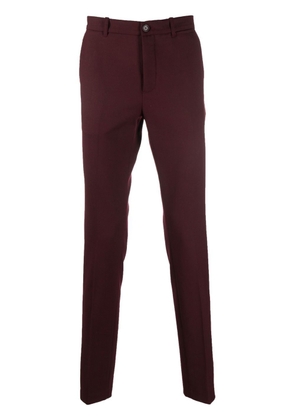 ASPESI straight-leg wool-blend trousers - Red