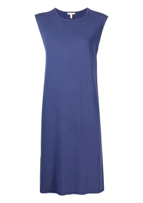 Eileen Fisher sleeveless shift midi dress - Blue