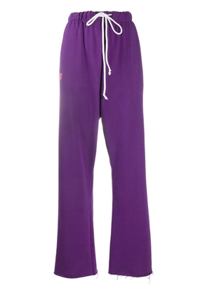 Natasha Zinko wide-leg sweatpants - Purple