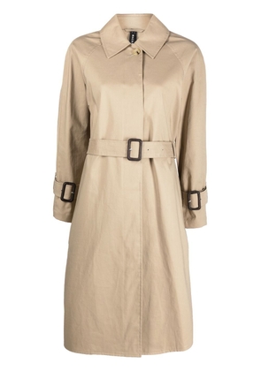 Mackintosh MARETTA RAINTEC contrast overcoat - Brown