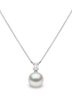 Yoko London 18kt white gold Starlight pearl and diamond necklace - Silver
