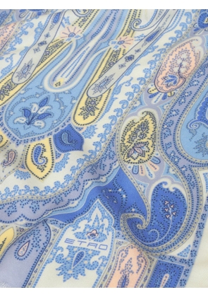 ETRO paisley-print wraparound scarf - Blue
