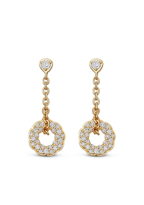 Astley Clarke 14kt yellow gold Asteri diamond drop earrings