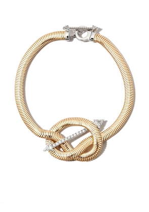 Nikos Koulis 18kt yellow gold Feelings Knot diamond bracelet
