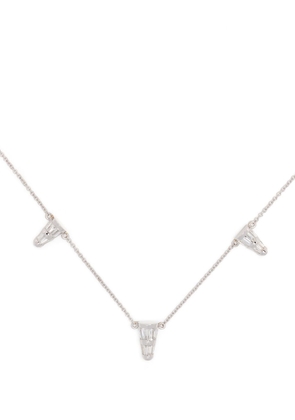 Nikos Koulis 18kt white gold Energy diamond necklace - Silver
