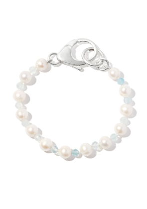Hatton Labs silver pearl and bead bracelet