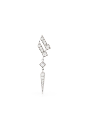 STATEMENT PARIS Stairway Wings diamond earring - Silver